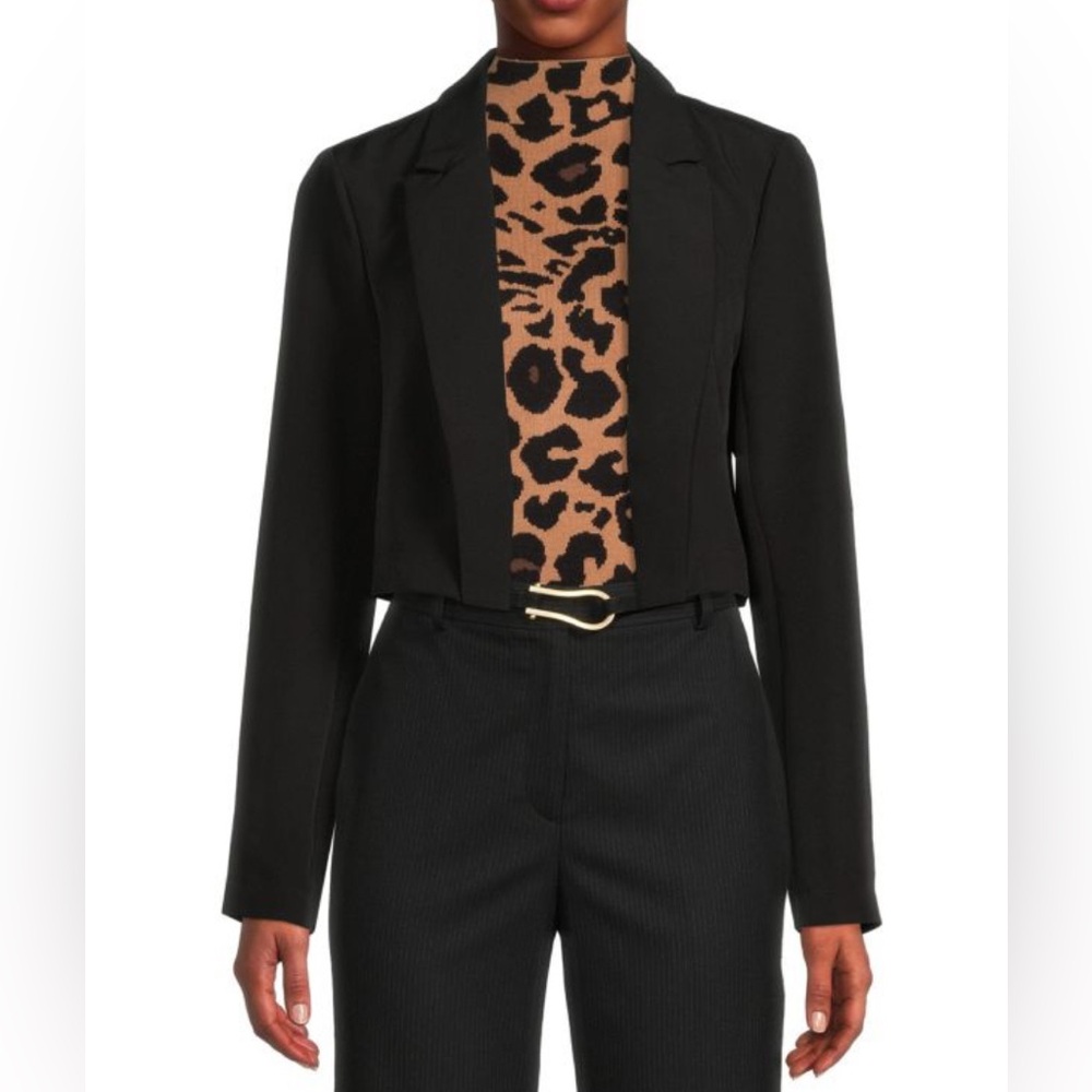 Laundry by Shelli Segal NWT Cropped Open Front Blazer - Picture 9 of 9